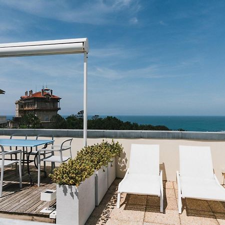 Appartement Piscine Terrasse 1 Min Plage Et Golf Bidart Buitenkant foto