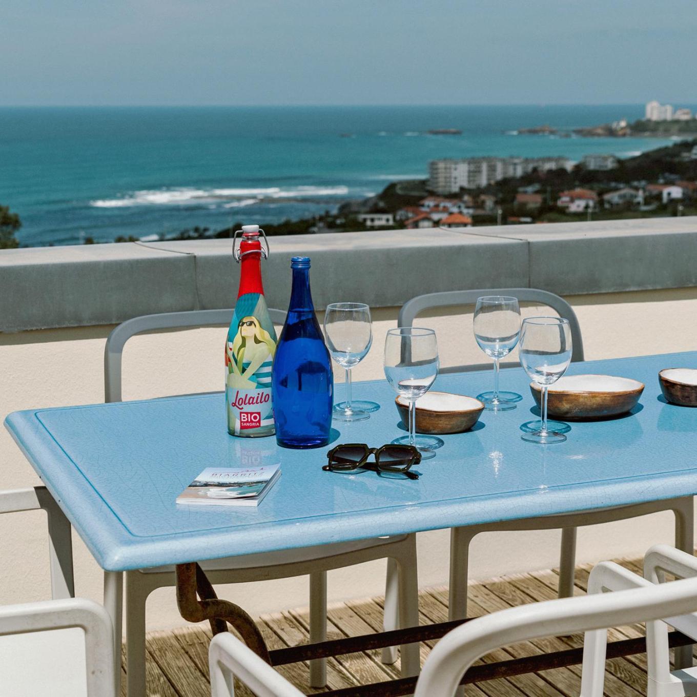 Appartement Piscine Terrasse 1 Min Plage Et Golf Bidart Buitenkant foto