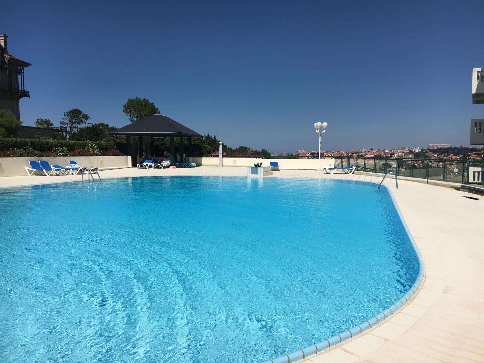 Appartement Piscine Terrasse 1 Min Plage Et Golf Bidart Buitenkant foto